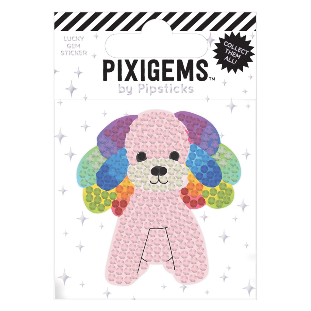 Pipsticks - Poppy Poodle Pixigem lucky gem sticker | Scout & Co