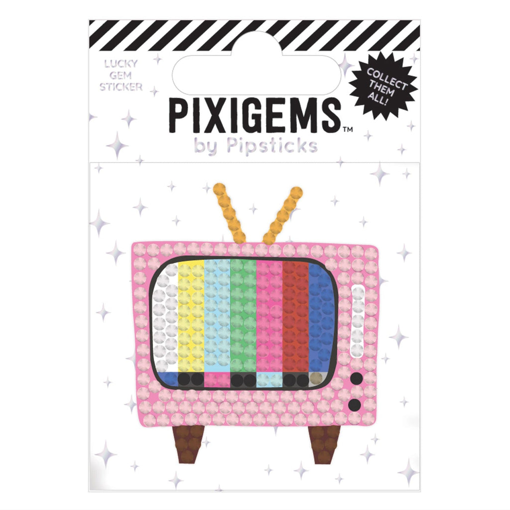 Pipsticks - Tiny Television Pixigem lucky gem sticker | Scout & Co