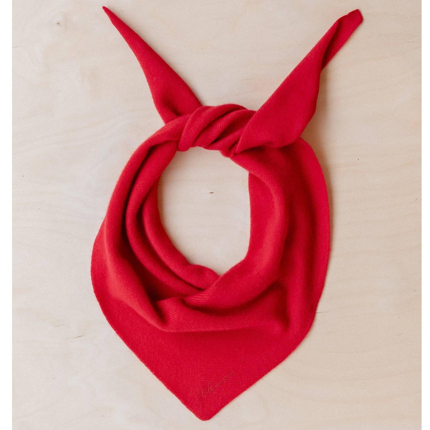 TBCo - Merino Triangle Scarf in Red | Scout & Co