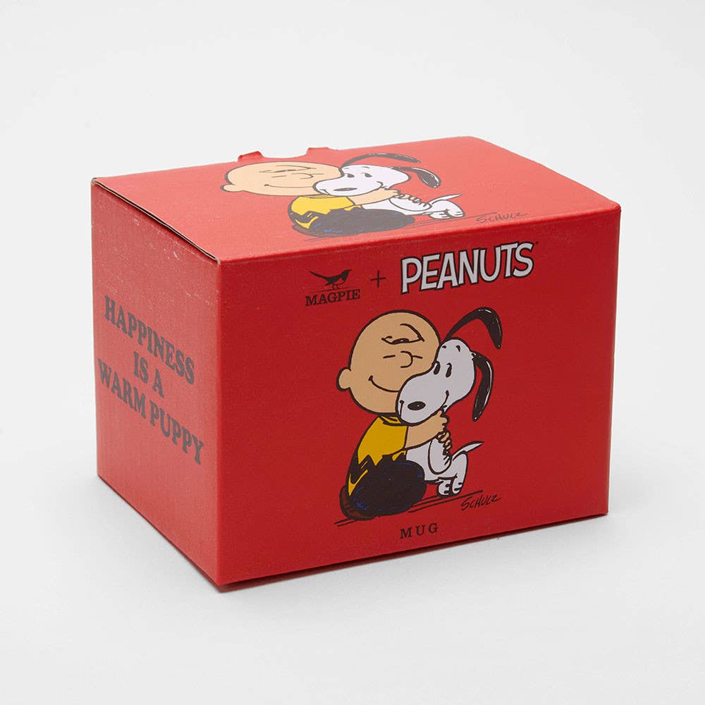 Magpie x Peanuts - Snoopy 'Happiness is a Warm Puppy' mug | Scout & Co