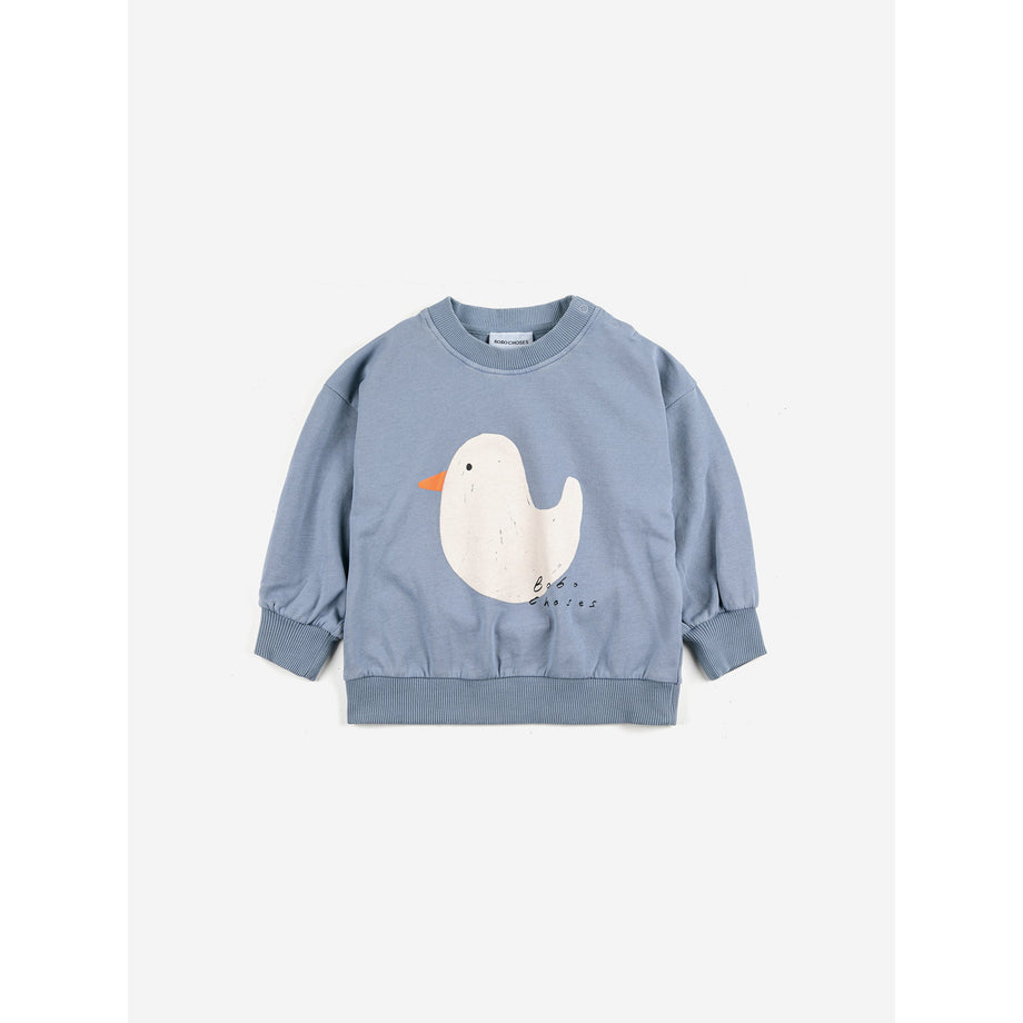 Bobo Choses Rubber Duck Sweatshirt Baby AW23 UK Stockist | Scout & Co