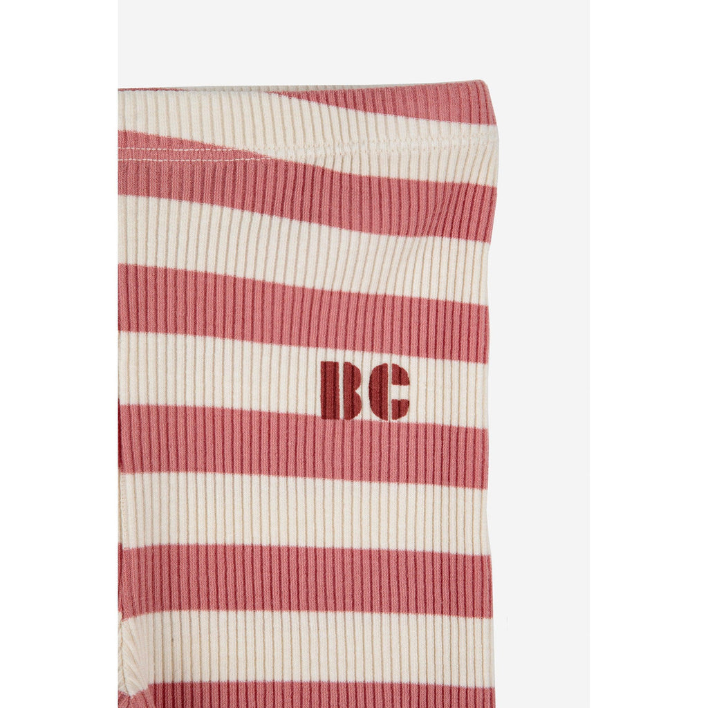 Bobo Choses - Maroon striped leggings - baby | Scout & Co