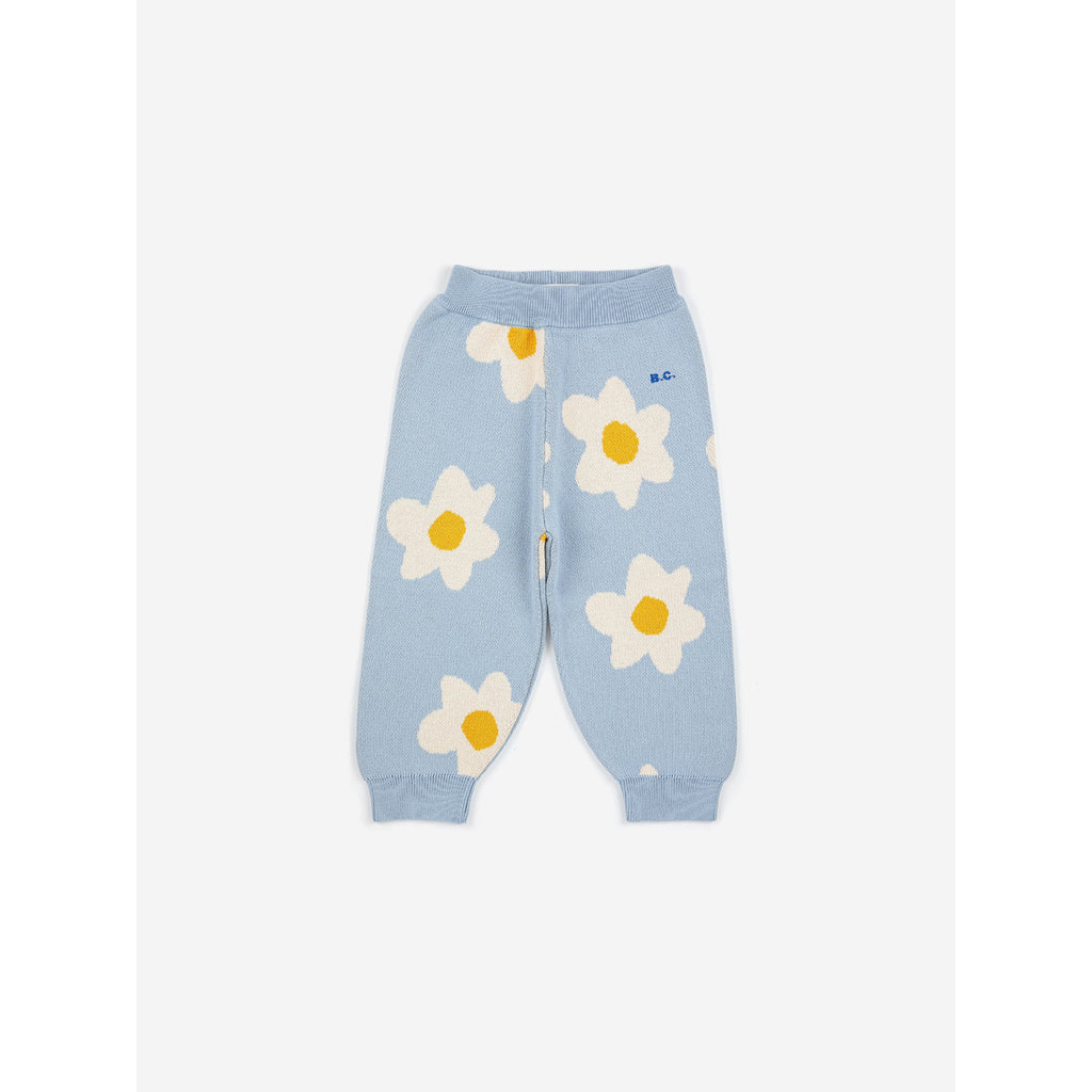 Bobo Choses - Big Flower all-over knitted pants - baby | Scout & Co