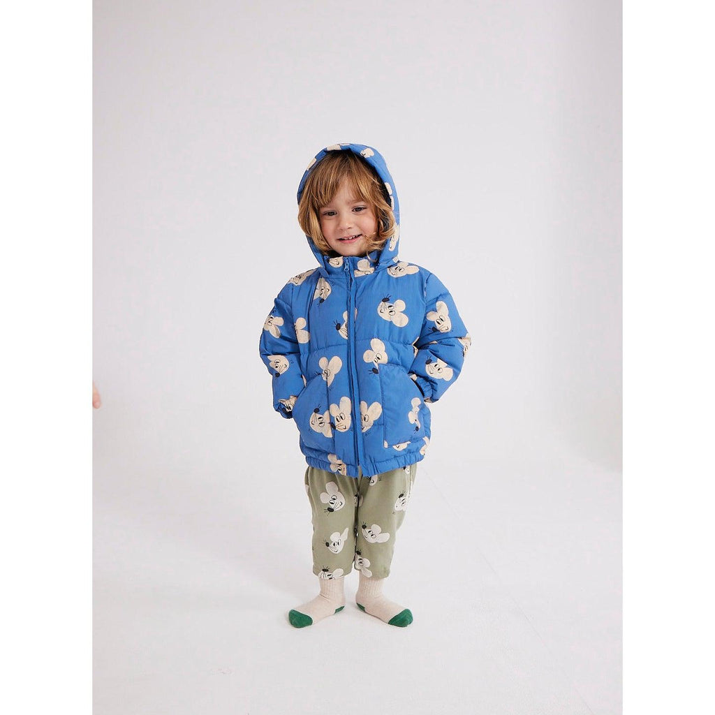 Bobo Choses - Mouse all-over hooded anorak - baby | Scout & Co