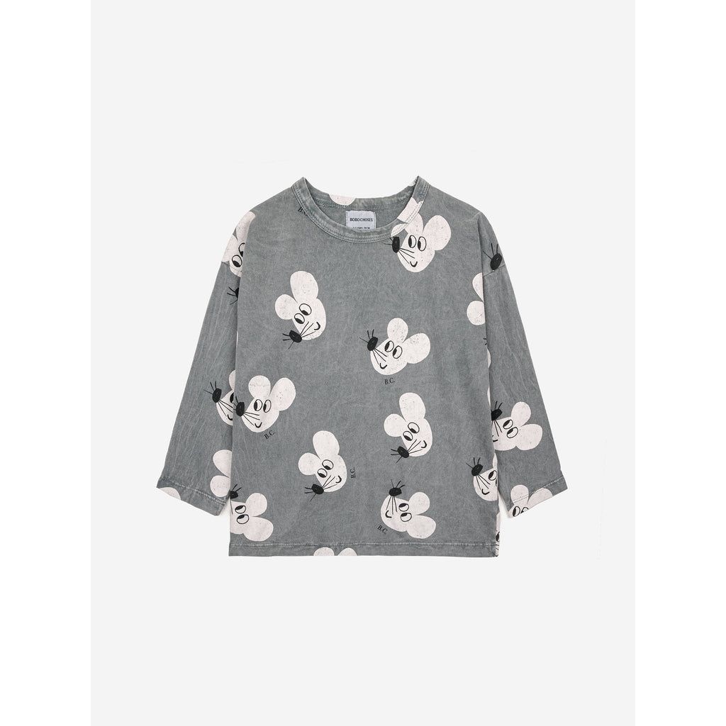 Bobo Choses - Mouse all-over long-sleeved T-shirt | Scout & Co