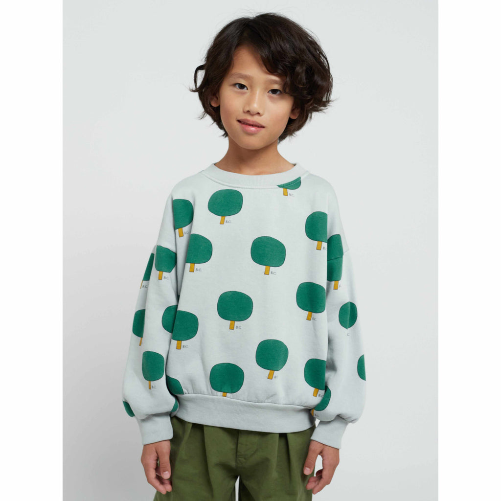 Bobo Choses - Green Tree all-over sweatshirt | Scout & Co