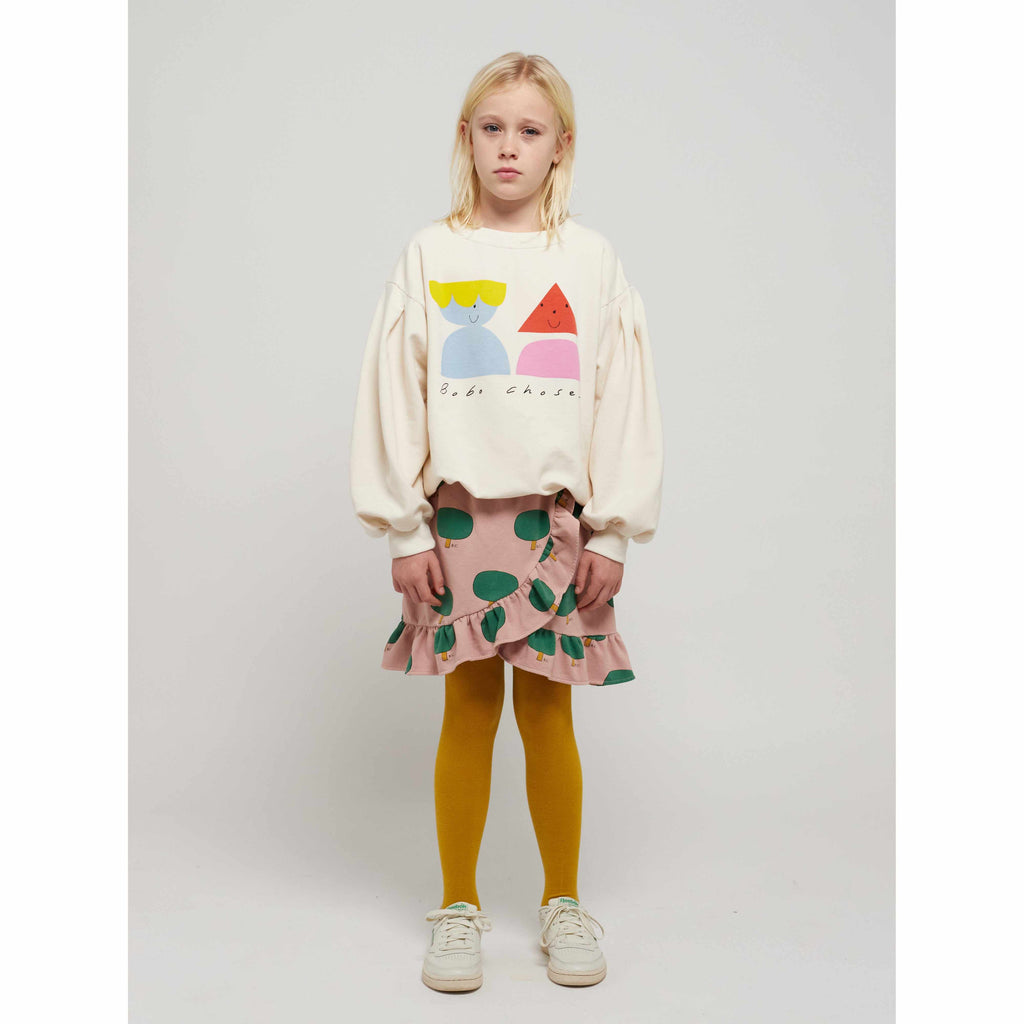 Bobo Choses - Green Tree all-over ruffle skirt | Scout & Co