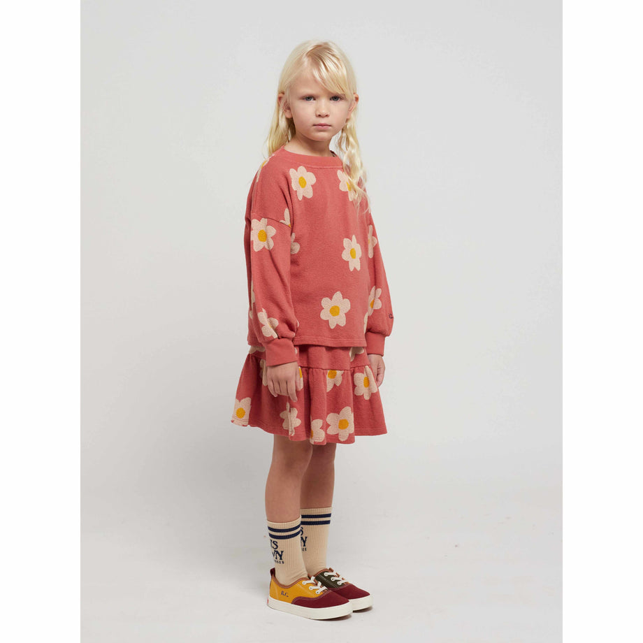 Bobo Choses Retro Flowers Skirt - AW23 UK Stockist | Scout & Co