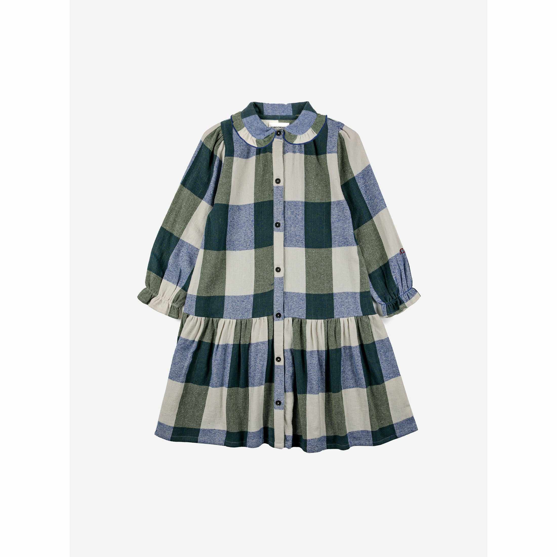 Bobo Choses - Plaid Check jacquard woven dress