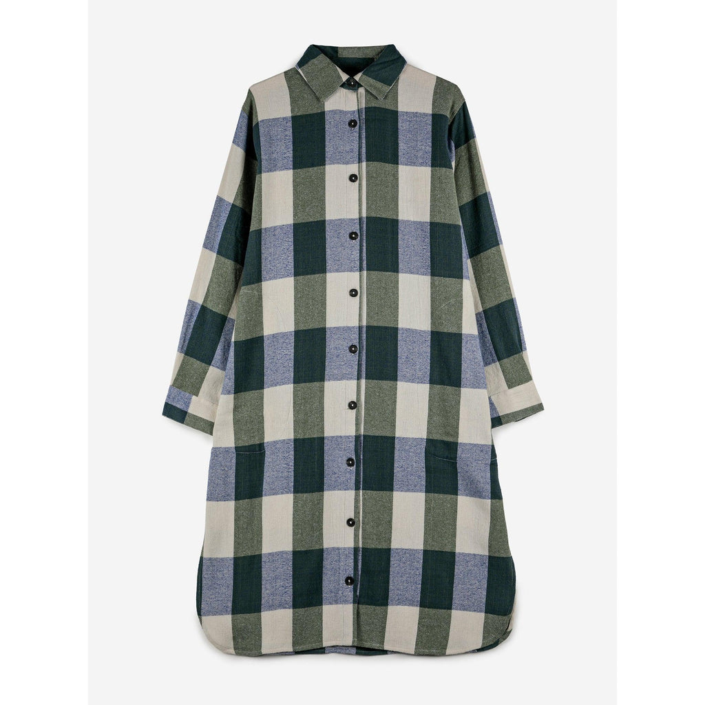Bobo Choses Woman - Plaid check shirt dress | Scout & Co