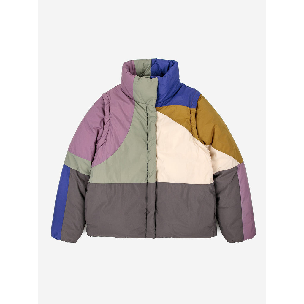 Bobo Choses Woman - Landscape colour-block short puffer jacket | Scout & Co