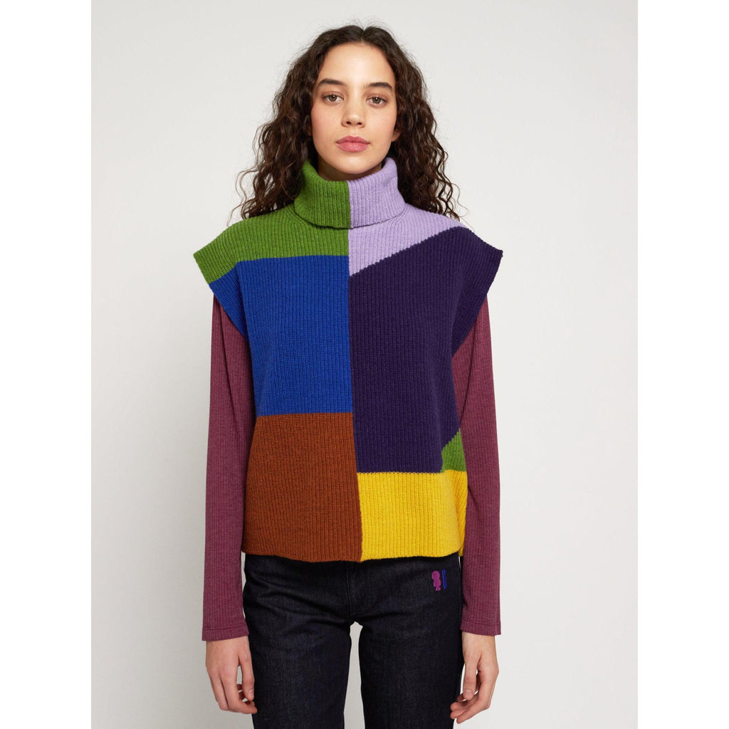 Bobo Choses Woman - Colour Block intarsia knit vest | Scout & Co