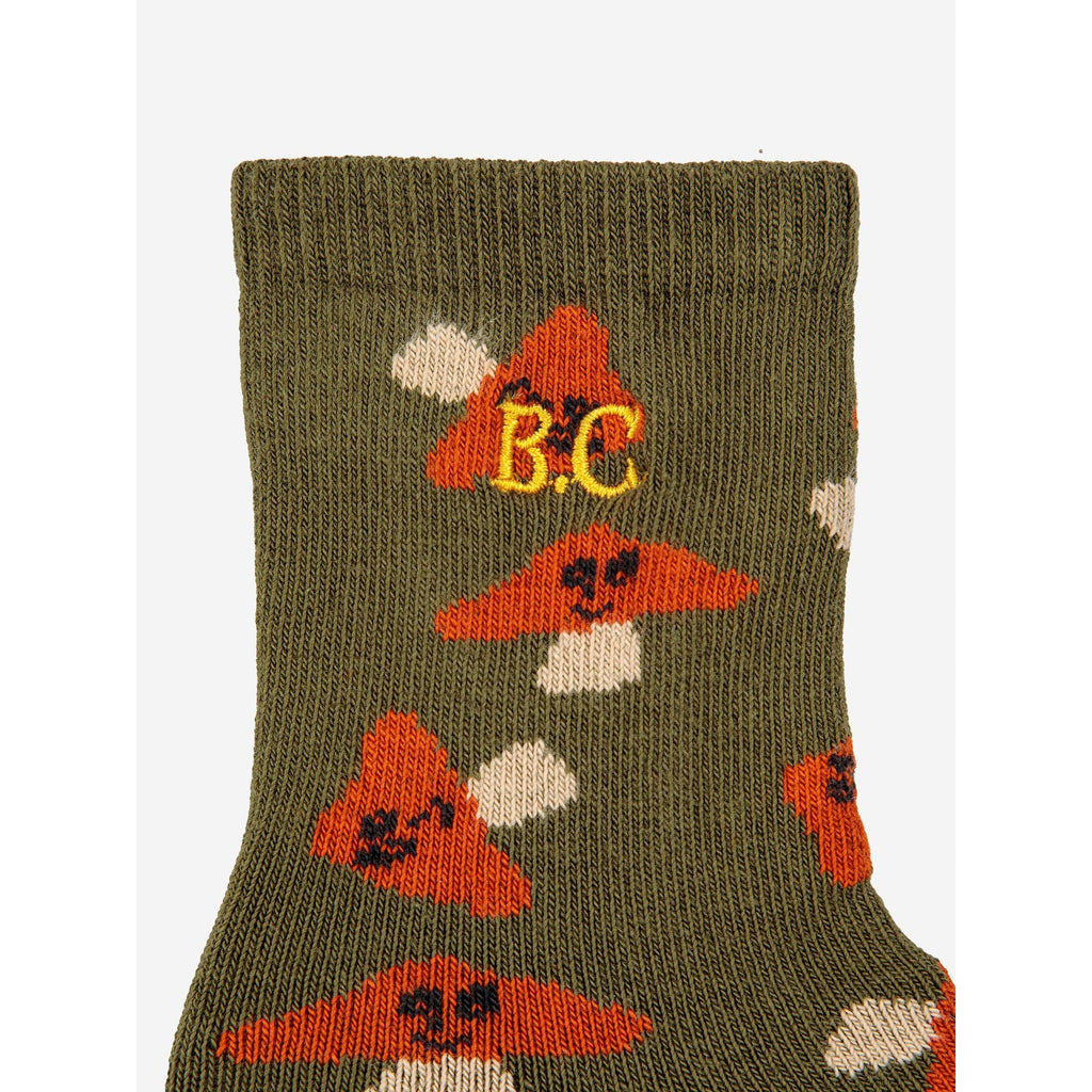 Bobo Choses - Mr Mushroom all-over long socks - baby | Scout & Co