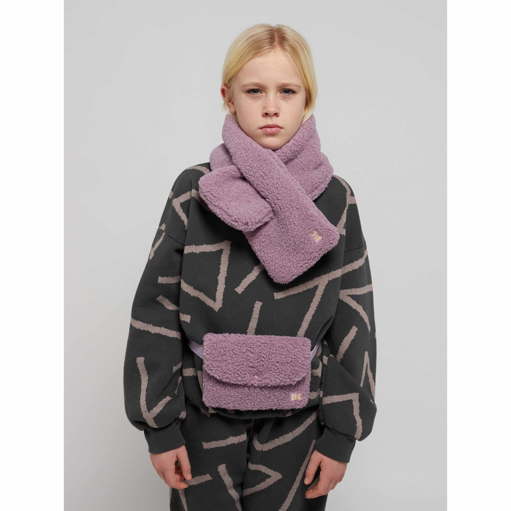 Bobo Choses - Sheepskin neck warmer - lavender | Scout & Co
