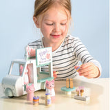 Tender Leaf Toys - Kitty's Milkshake Van wooden play set | Scout & Co