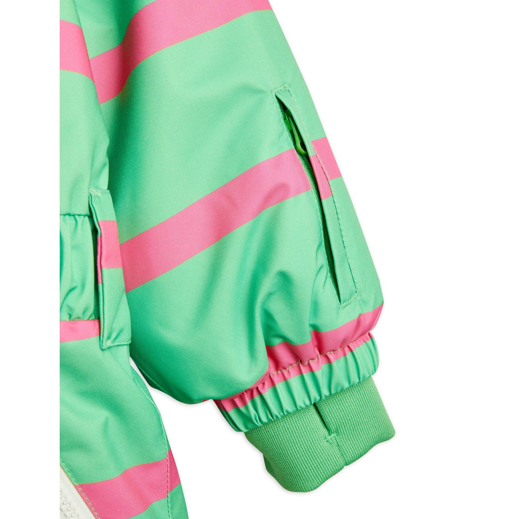 Mini Rodini - Panda stripe soft ski jacket | Scout & Co