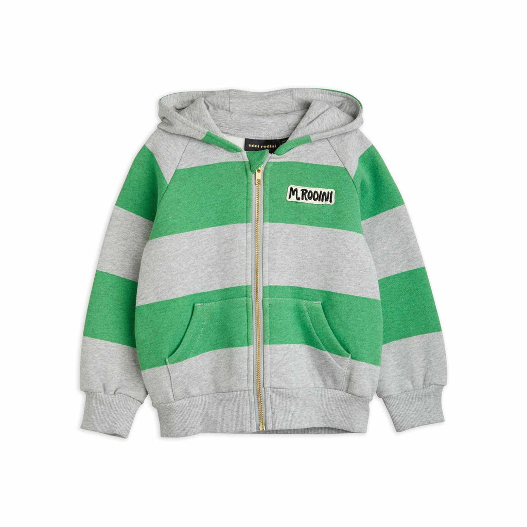 Mini Rodini - Stripe zip hoodie | Scout & Co