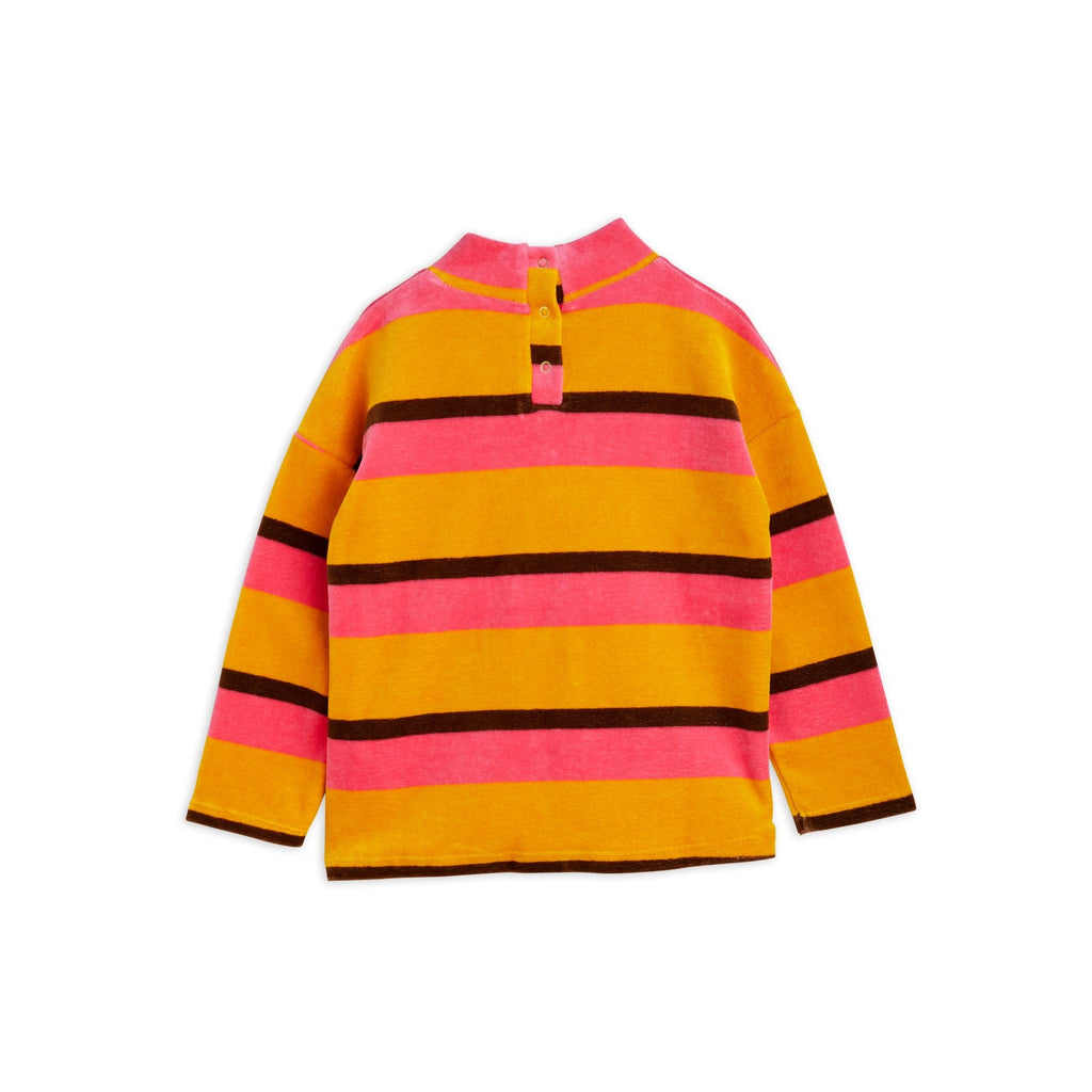 Mini Rodini - Stripe velour sweater - multi | Scout & Co