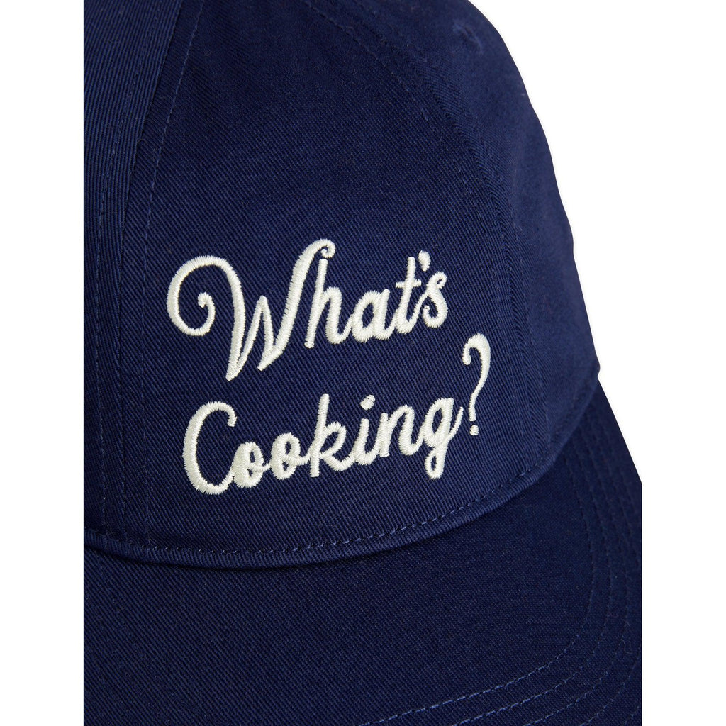 Mini Rodini - What's Cooking embroidered soft cap | Scout & Co