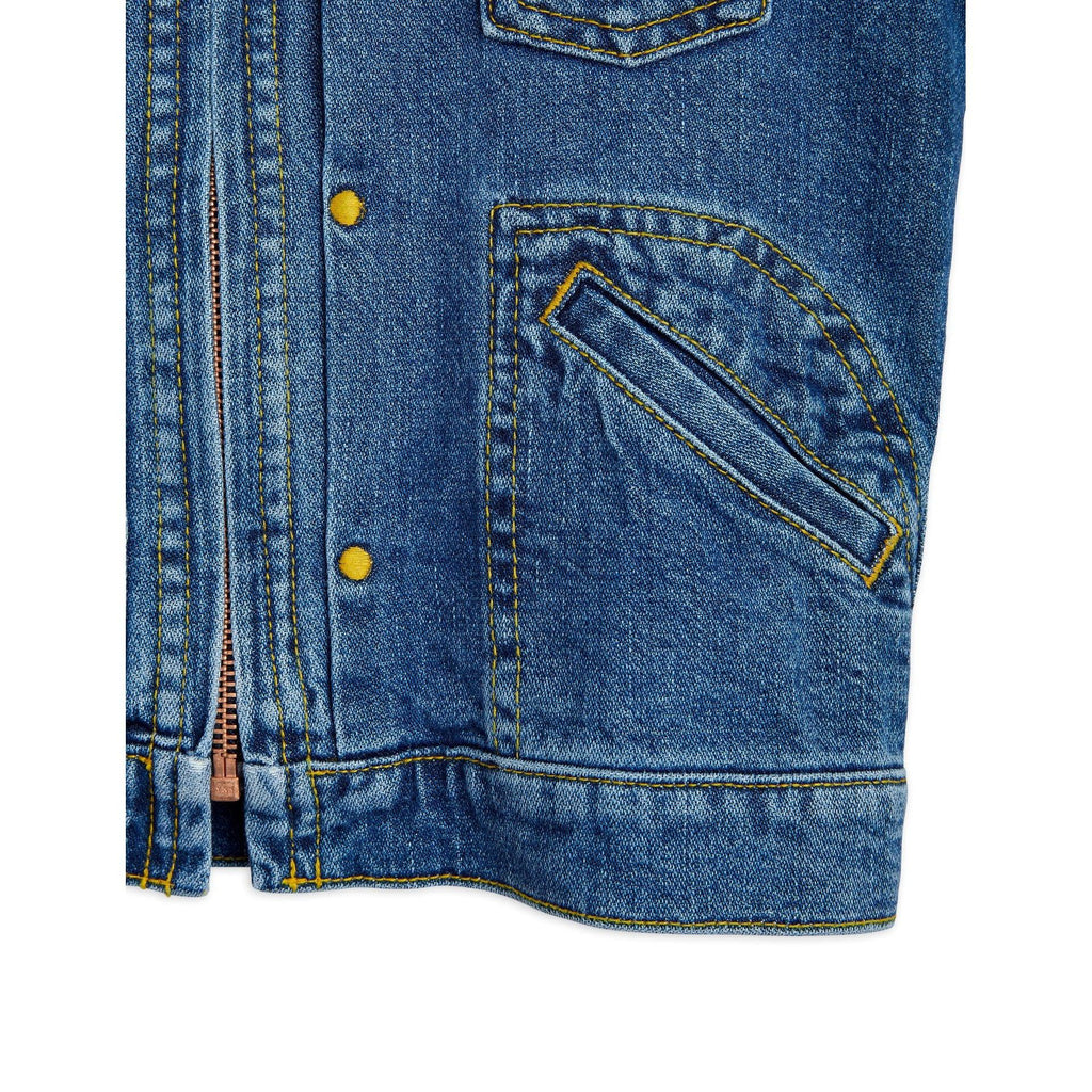 Mini Rodini x Wrangler - Peace Dove denim vest | Scout & Co
