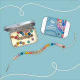 Cotton Twist - KIND beaded friendship bracelet kit tin: Rainbow | Scout & Co
