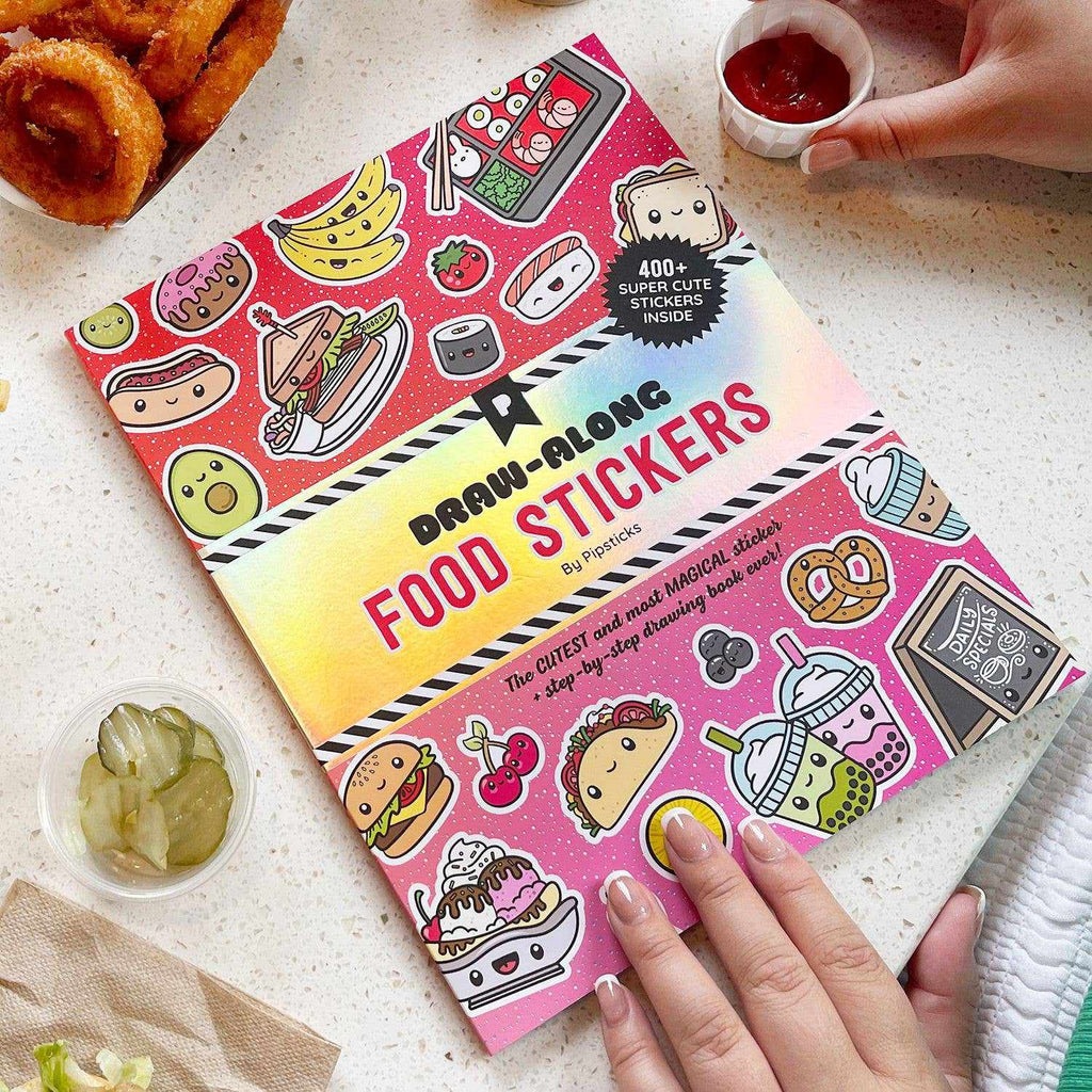 Pipsticks - Draw-Along Food sticker book | Scout & Co