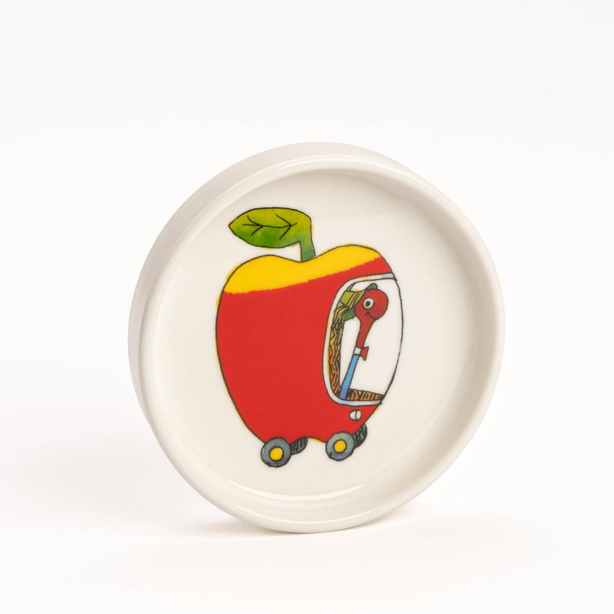Magpie x Richard Scarry Applecar Round Trinket Dish | Scout & Co