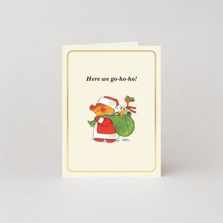 Studio Boketto x Richard Scarry - Here We Go-Ho-Ho! mini Christmas card | Scout & Co
