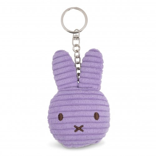 Miffy - Lilac corduroy eco keyring | Scout & Co