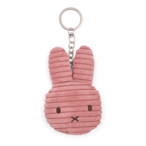 Miffy - Dusty Rose corduroy eco keyring | Scout & Co