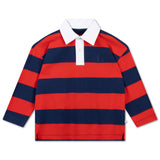 Repose AMS - Polo sweatshirt - navy red stripe | Scout & Co