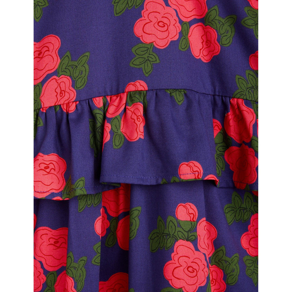 Mini Rodini - Roses woven frill dress | Scout & Co