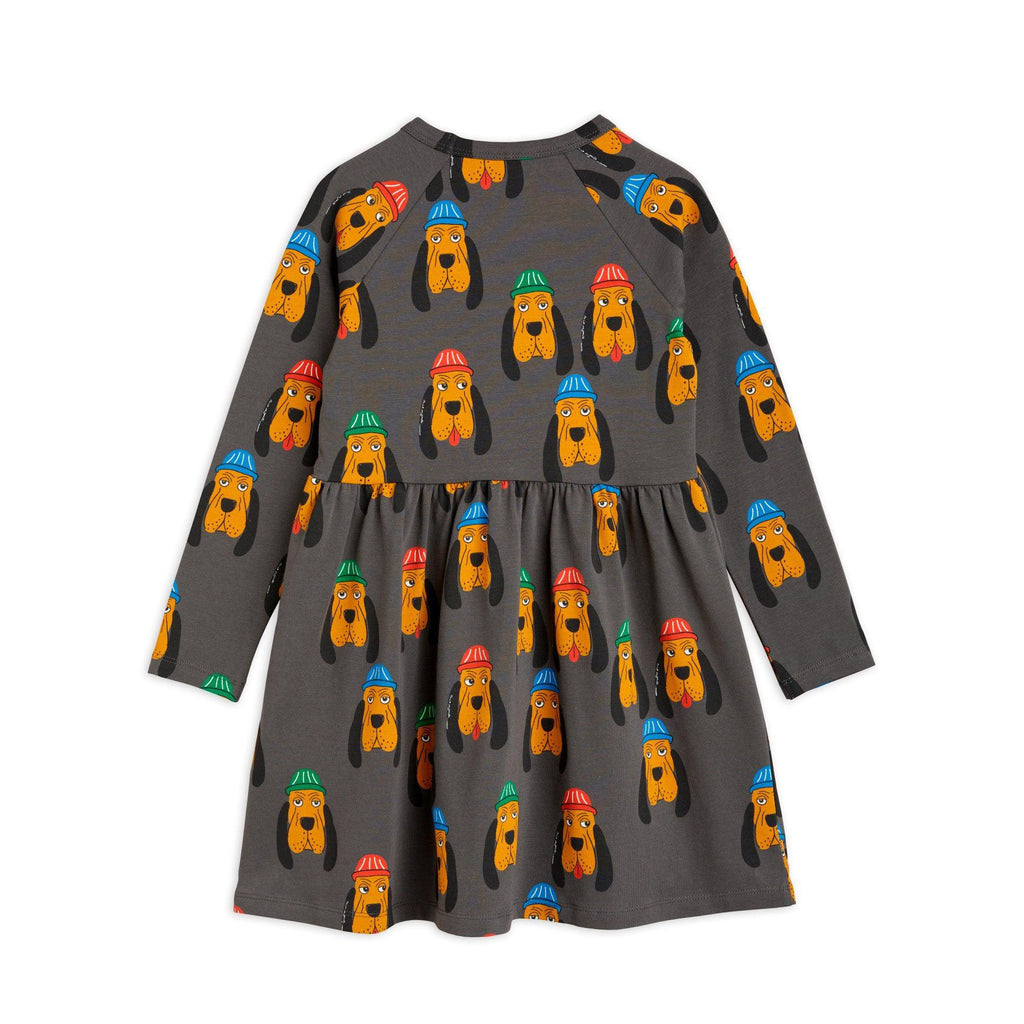 Mini Rodini - Bloodhound all-over long-sleeved dress | Scout & Co