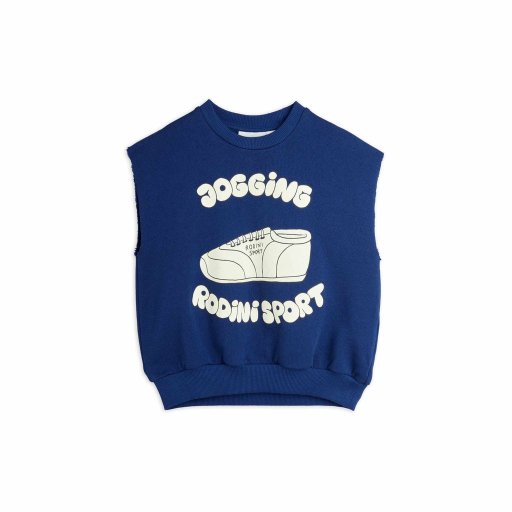 Mini Rodini - Jogging sweat tank - blue | Scout & Co