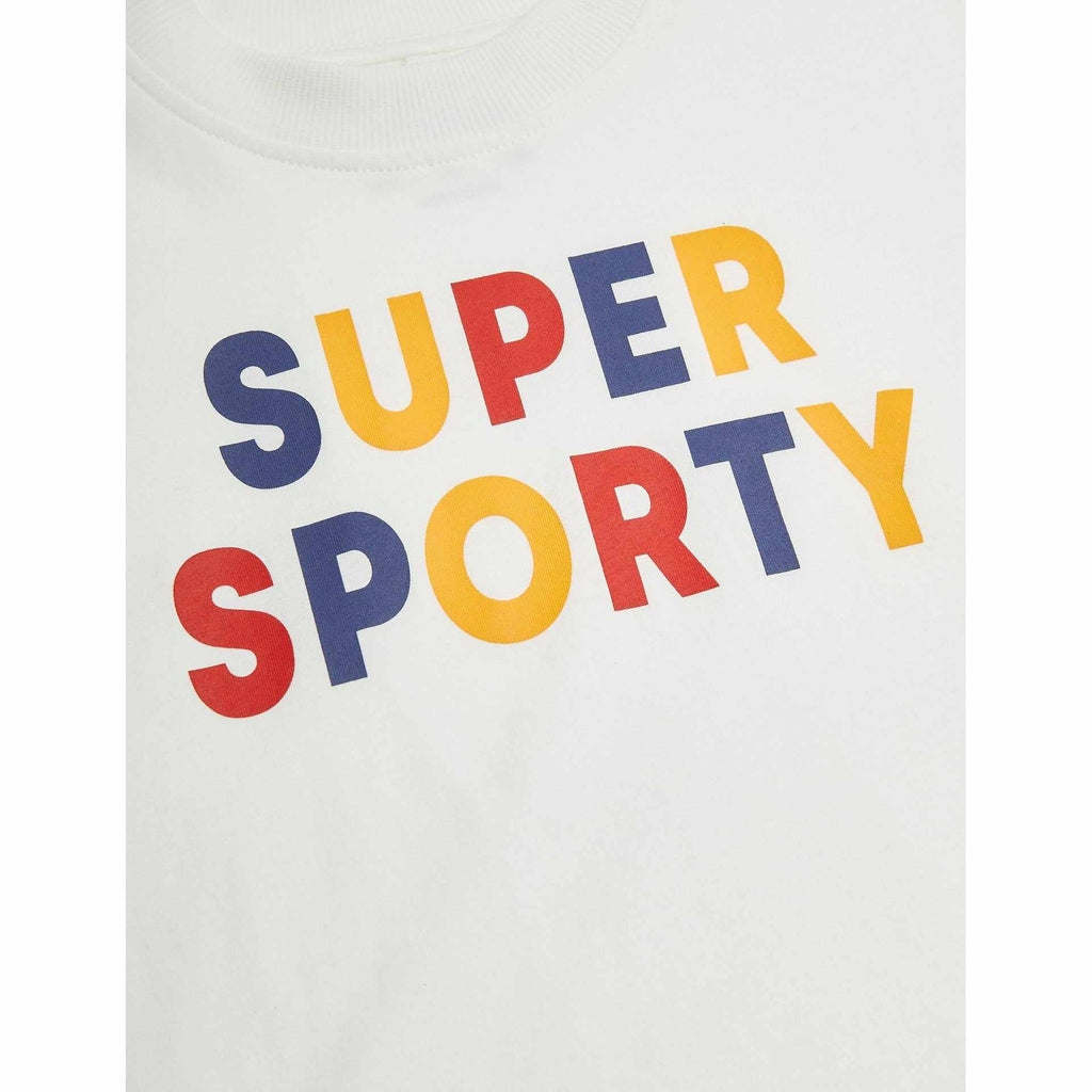 Mini Rodini - Super Sporty tee - off-white | Scout & Co