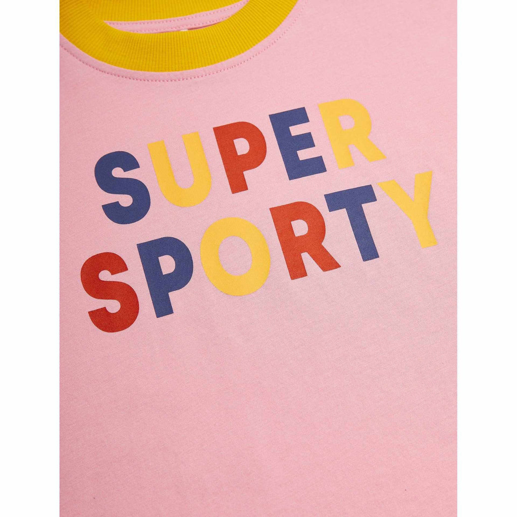 Mini Rodini - Super Sporty tee - pink | Scout & Co