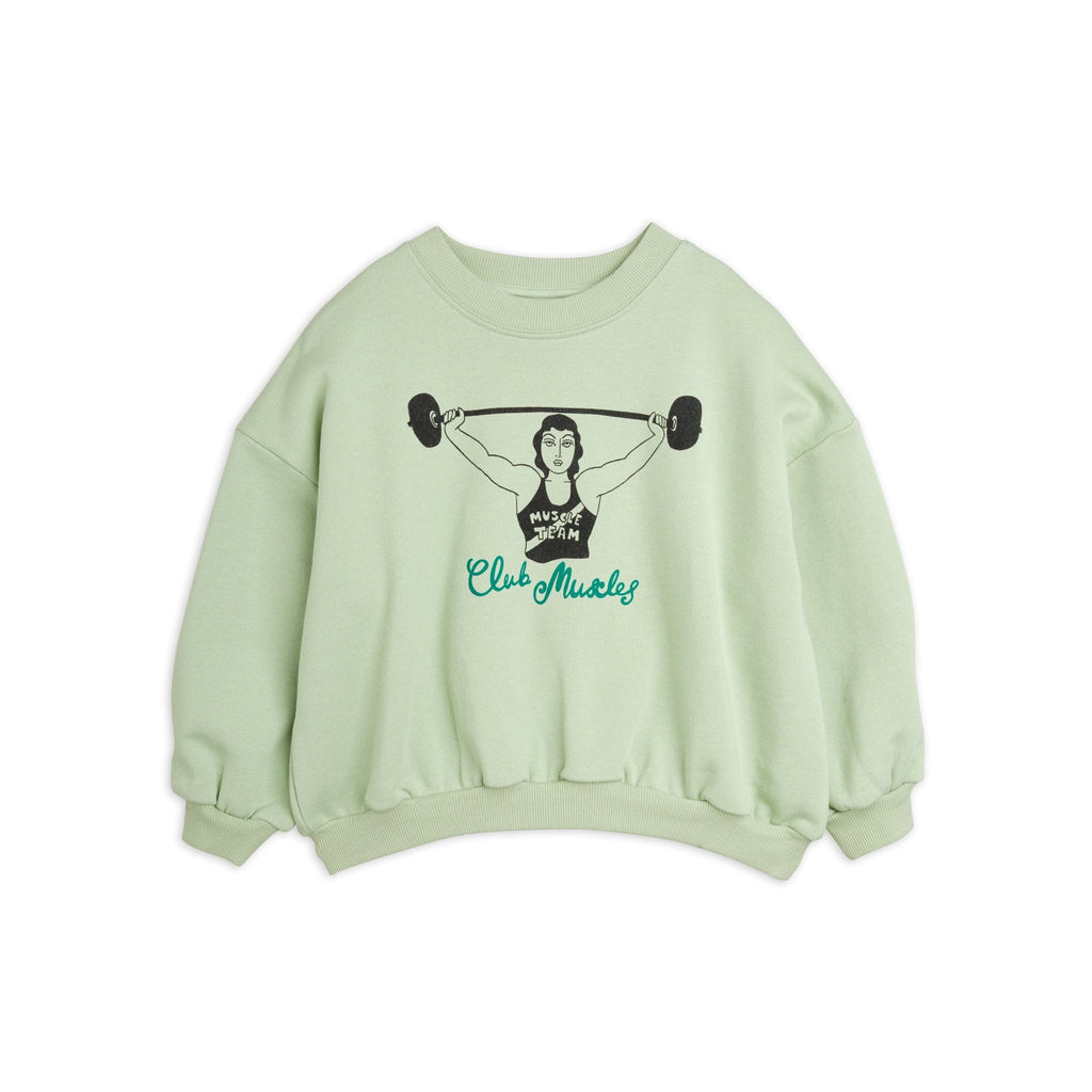 Mini Rodini - Club Muscles sweatshirt - green | Scout & Co