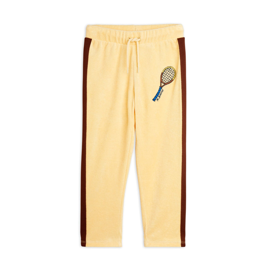 Mini Rodini - Tennis embroidered terry trousers | Scout & Co