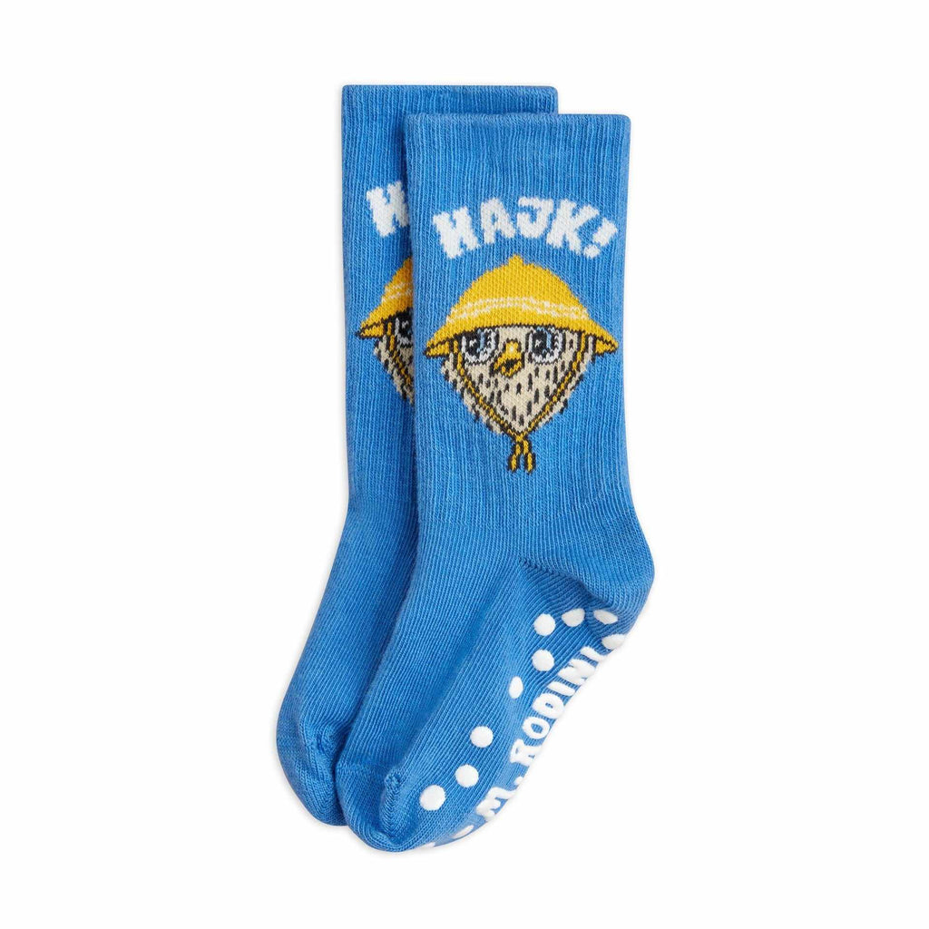 Mini Rodini - Hike anti-slip socks - blue | Scout & Co