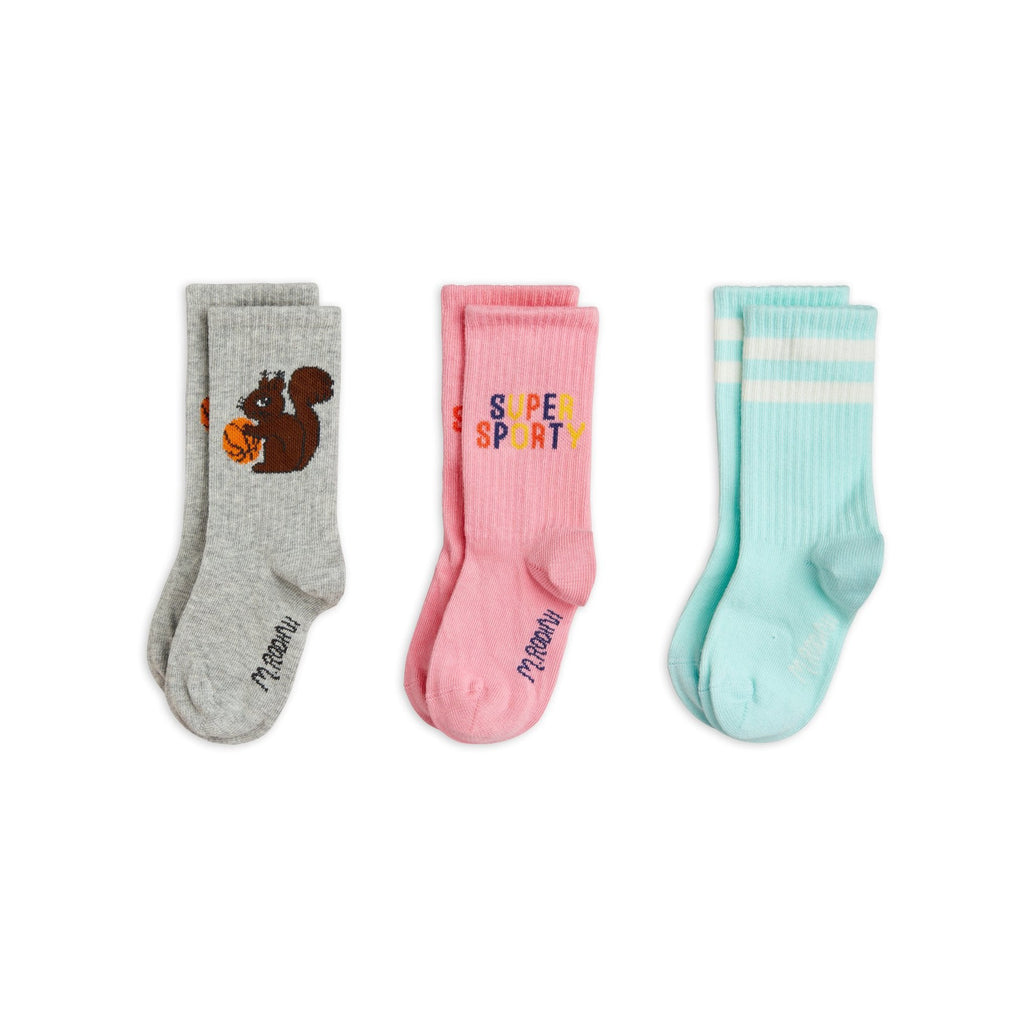 Mini Rodini - Super Sporty socks - 3 pairs | Scout & Co