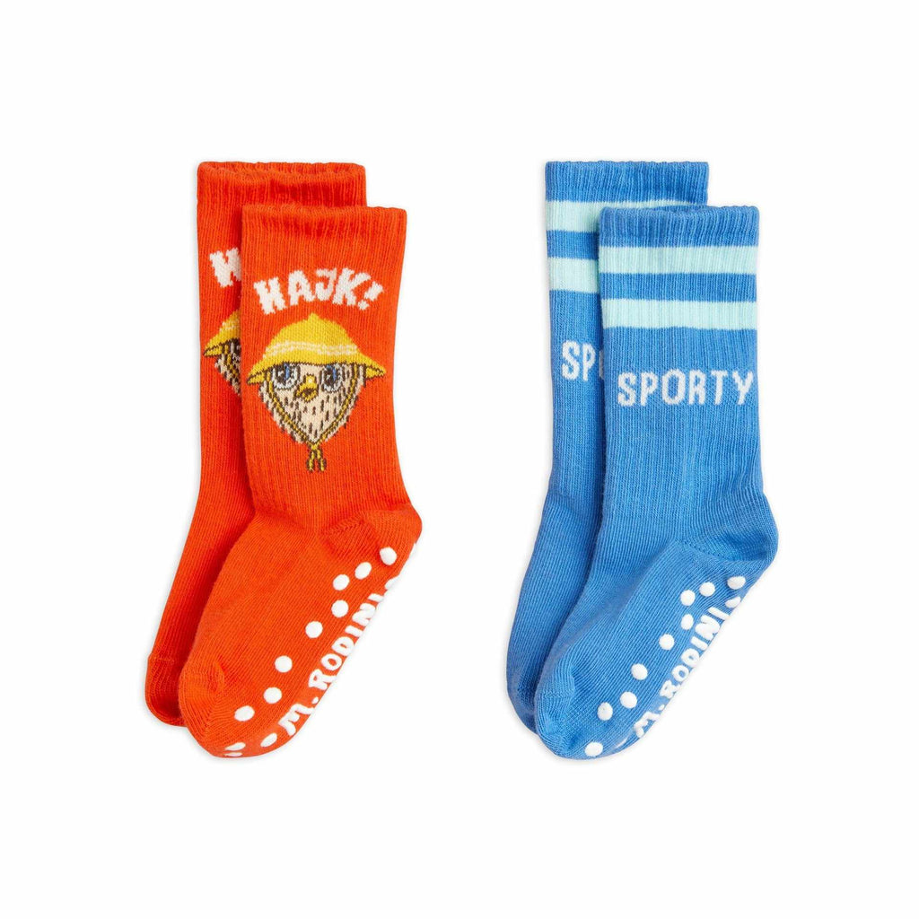 Mini Rodini - Hike anti-slip socks - 2 pairs | Scout & Co