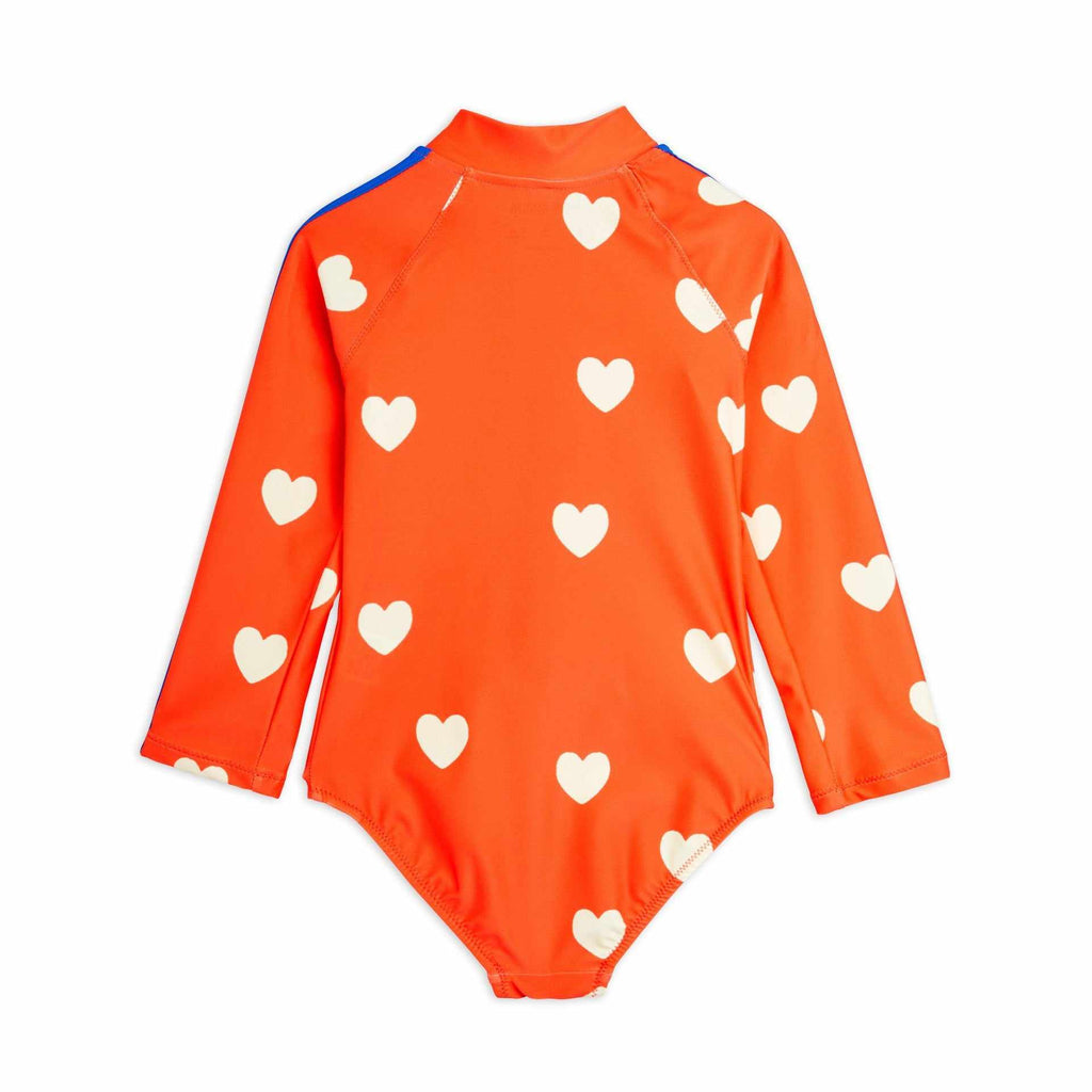 Mini Rodini - Hearts long-sleeved UV swimsuit | Scout & Co