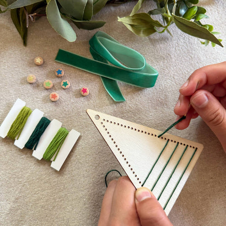 Cotton Twist - Make Your Own Stitched Christmas Tree Decoration kit | Scout & Co