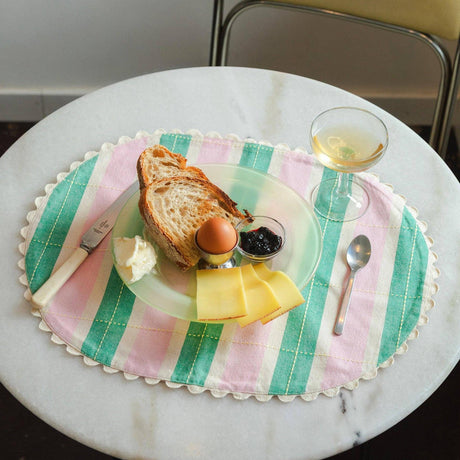 Tarta Gelatina - Biscuit Placemats (set of 2) - Green / Pink | Scout & Co
