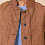 Sideline - Matilda quilted jacket - Toffee | Scout & Co