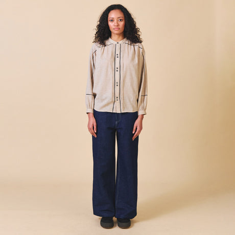 Sideline - Willow shirt - Stone | Scout & Co