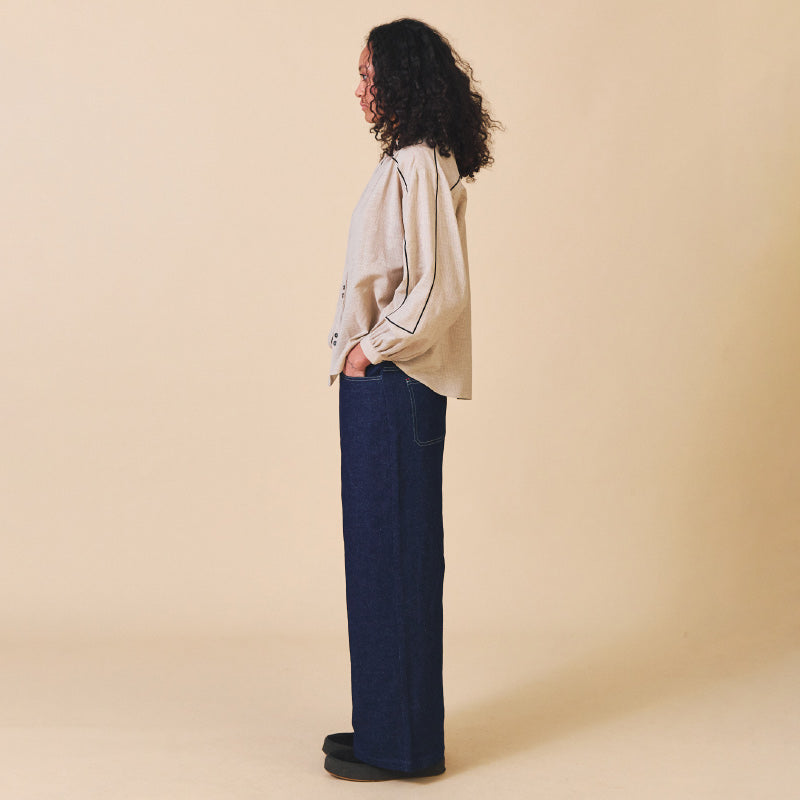 Sideline - Willow shirt - Stone | Scout & Co