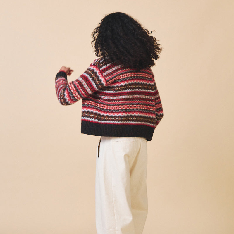 Sideline - Lola cardigan - Black mix | Scout & Co