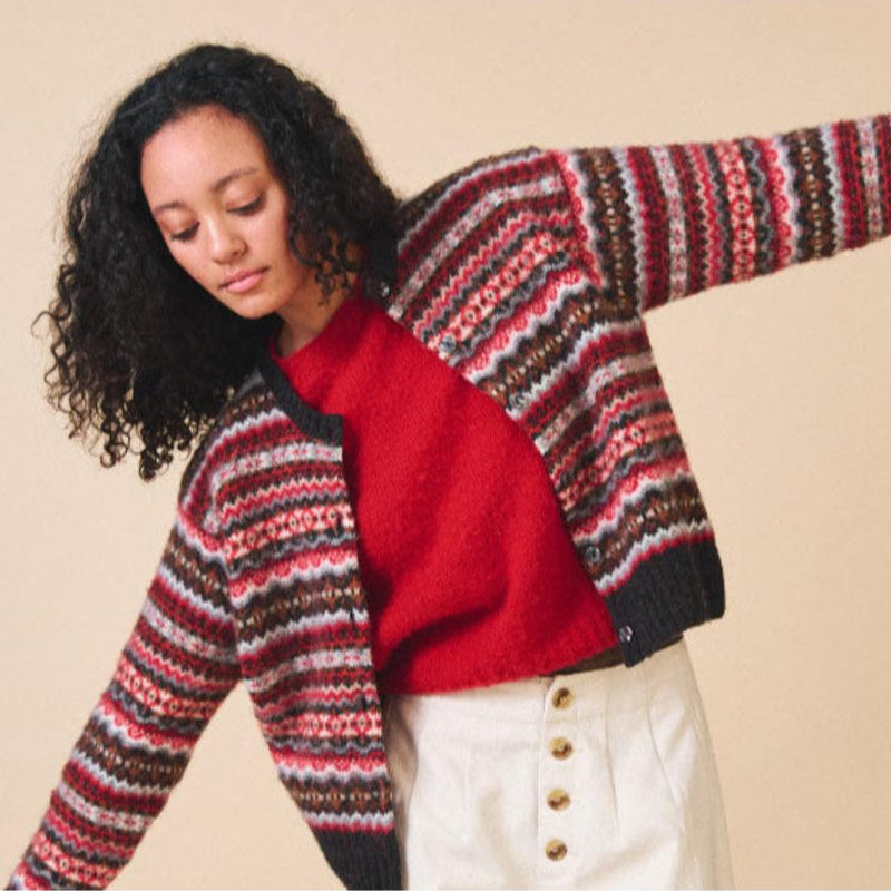 Sideline - Lola cardigan - Black mix | Scout & Co