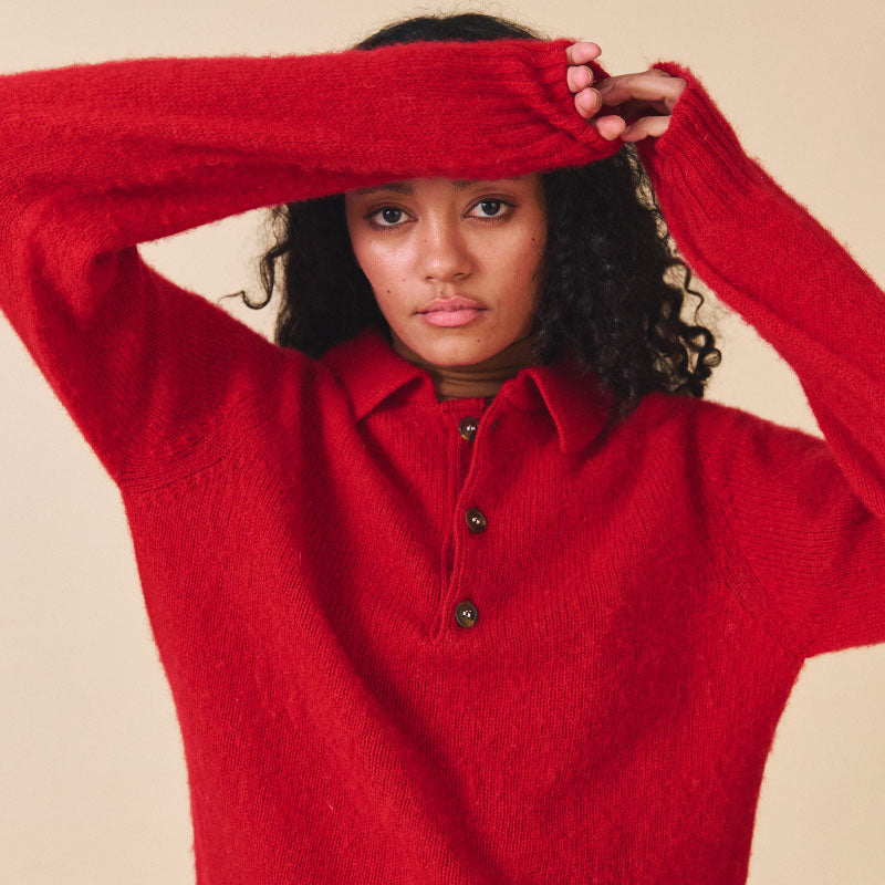 Sideline - Arlo jumper - Red | Scout & Co